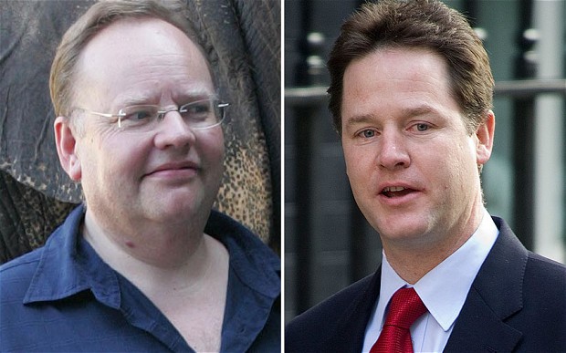 Lord Rennard and Nick Clegg